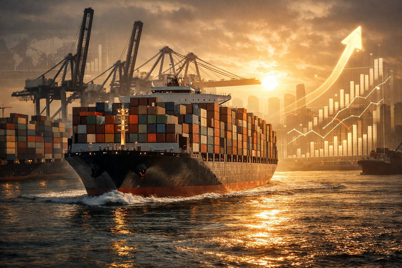 China Exports Jump 21.8%, Surplus Hits $214B