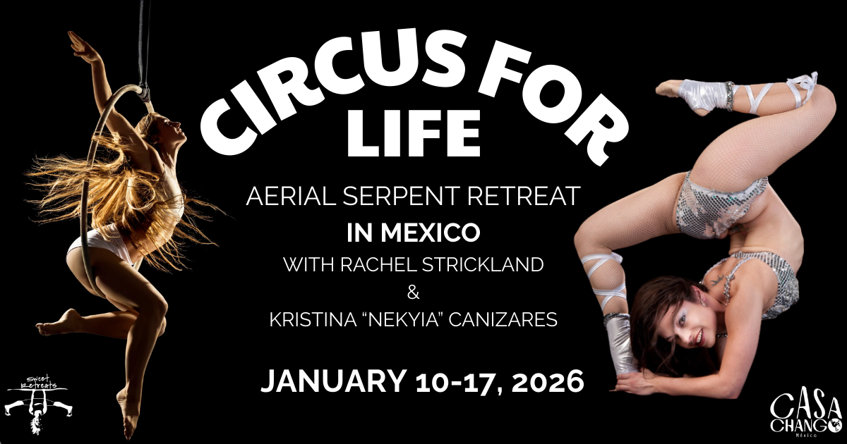 Big News! Mobility/Aerial Retreat in Mexico Jan 10-17, 2026