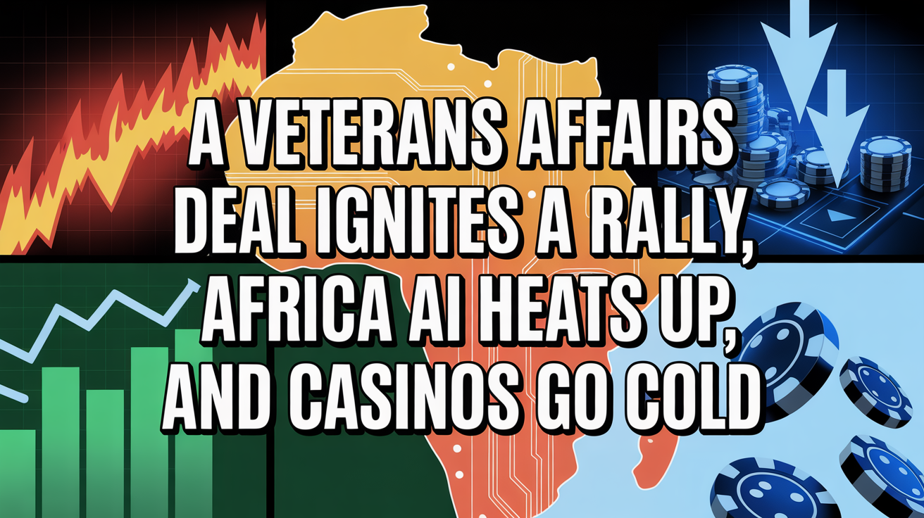 A Veterans Affairs Deal Ignites a Rally, Africa AI Heats Up, and Casinos Go Cold