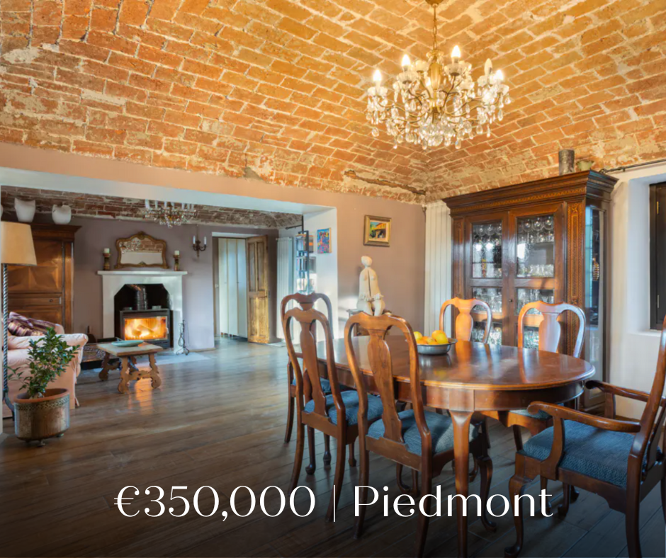Refined Piedmont Farmhouse Overlooking the Hills of Monferrato