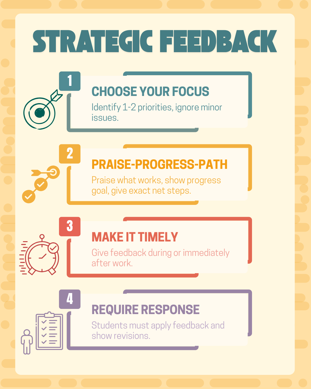 Your Weekly Power Move: Strategic Feedback