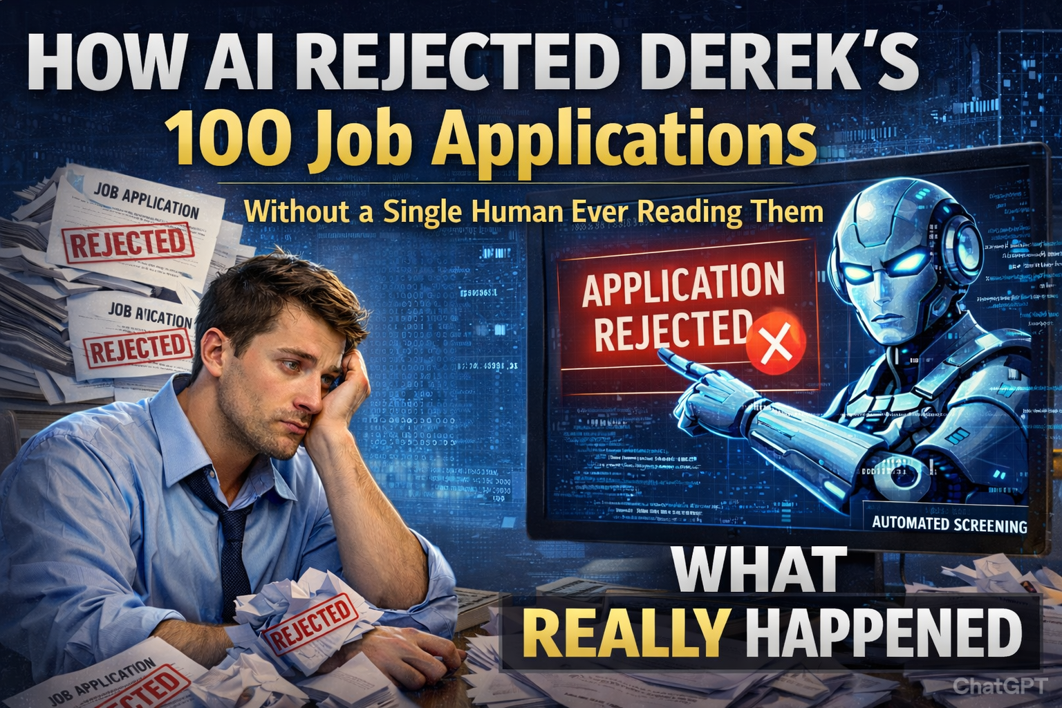How AI Rejected Derek's 100 Job Applications without a Single Human Ever Reading Them