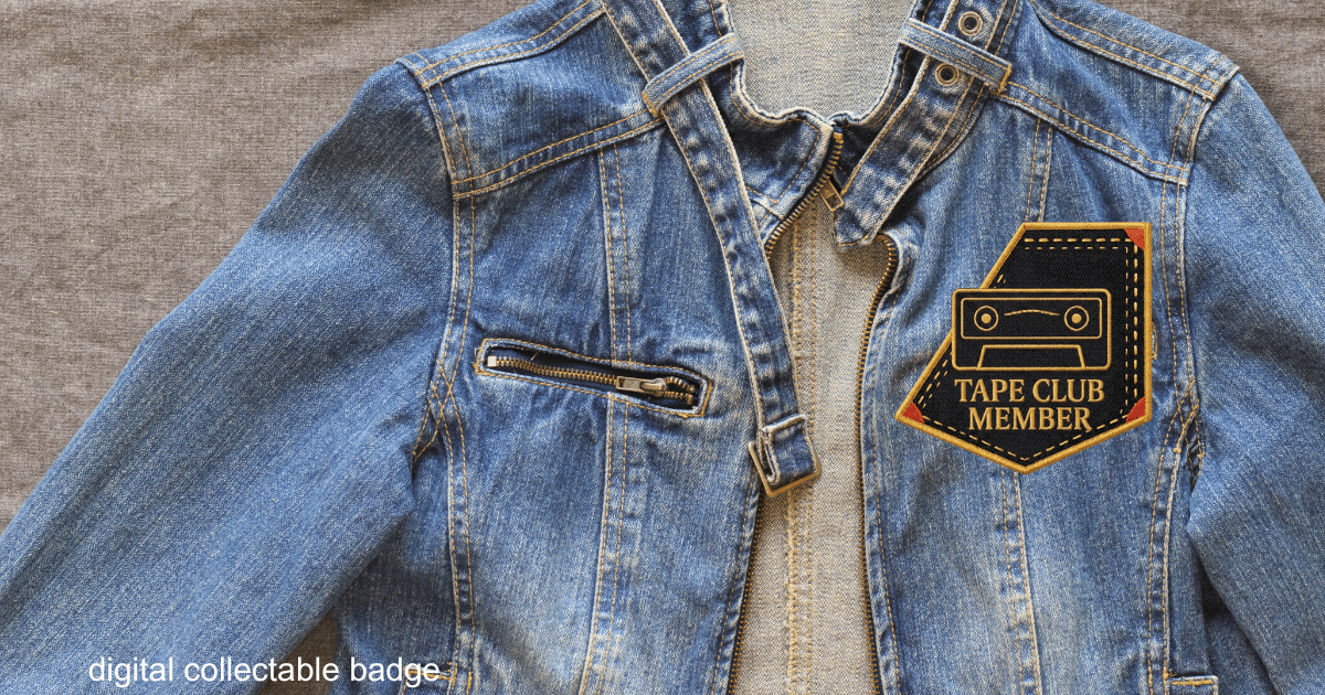 Your Official Tape Club Membership Badge is Ready