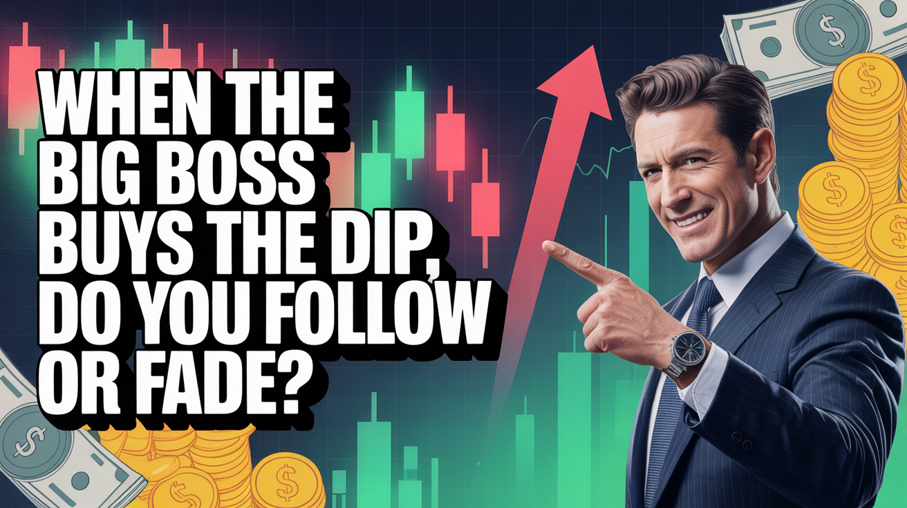 When The Big Boss Buys The Dip, Do You Follow Or Fade?