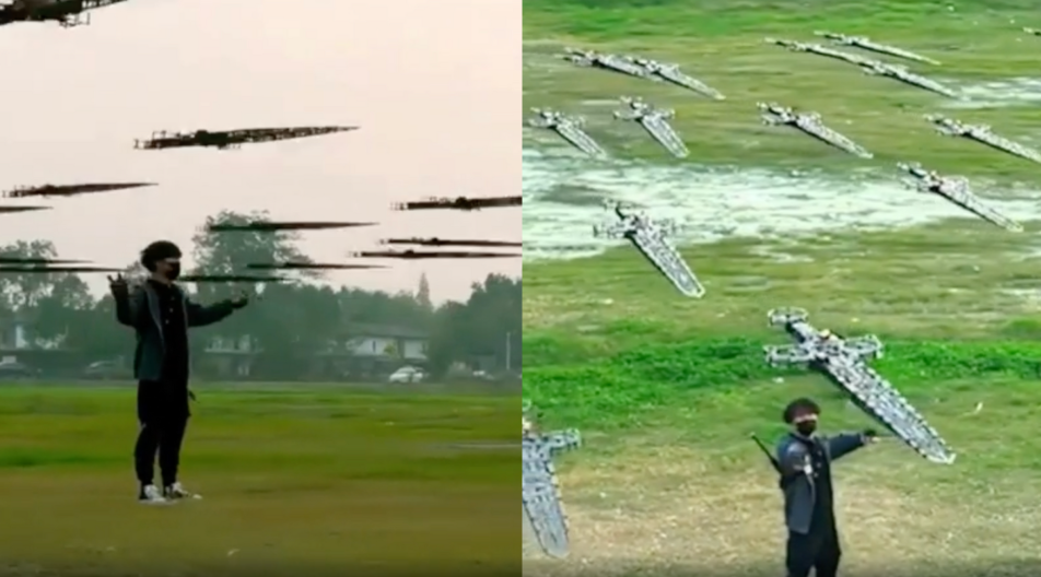 Sword Enthusiast Built Himself a Fleet of Flying Blades