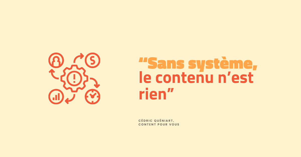 Le vrai problème avec votre contenu