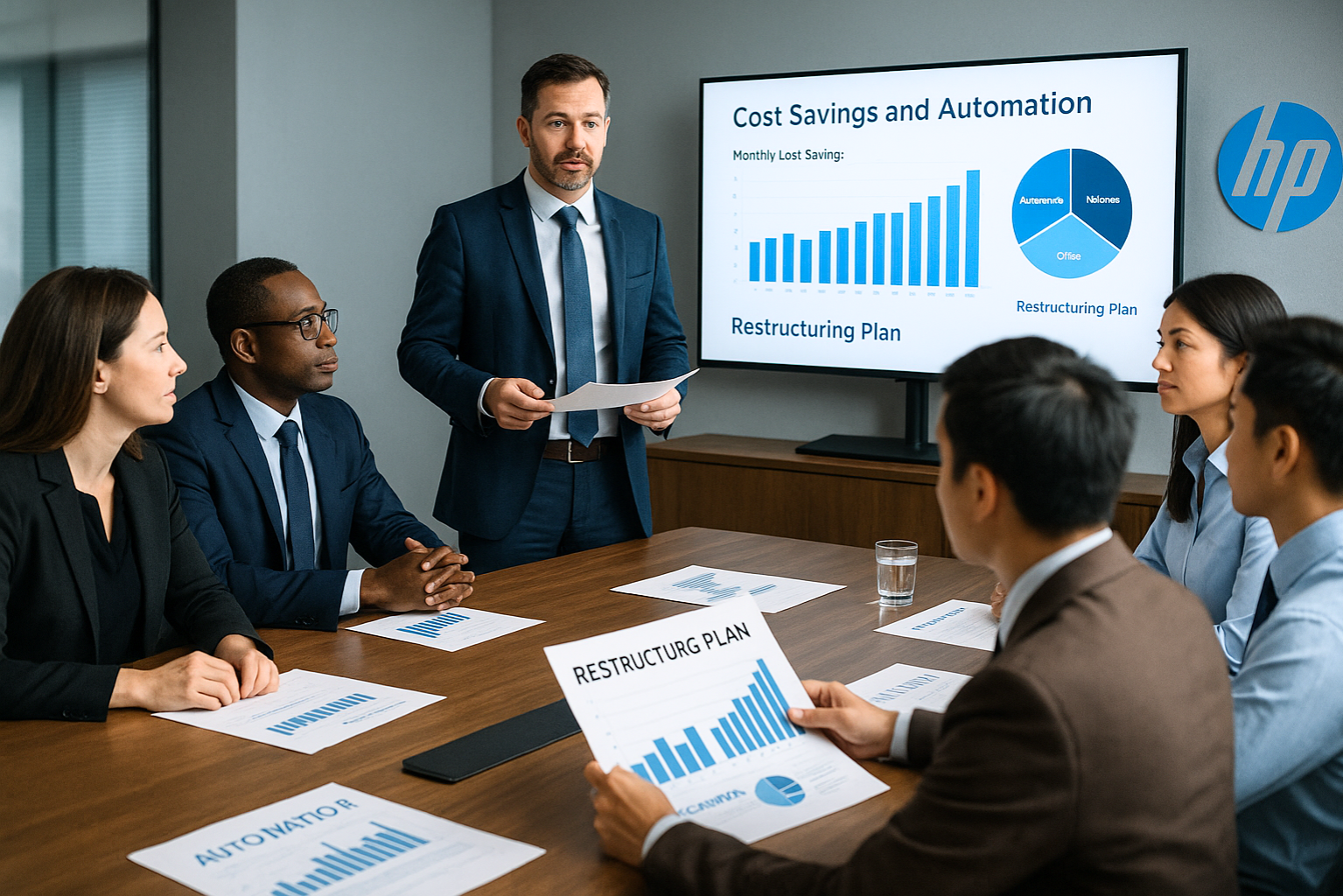 HP to Lay Off 4,000–6,000 Workers as Company Expands AI Adoption