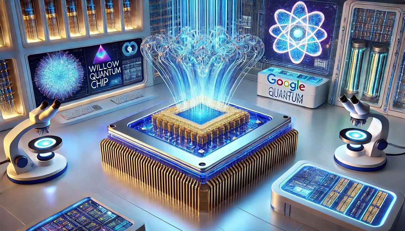 Willow Quantum Chip Achieves Breakthroughs in Error Correction & Performance