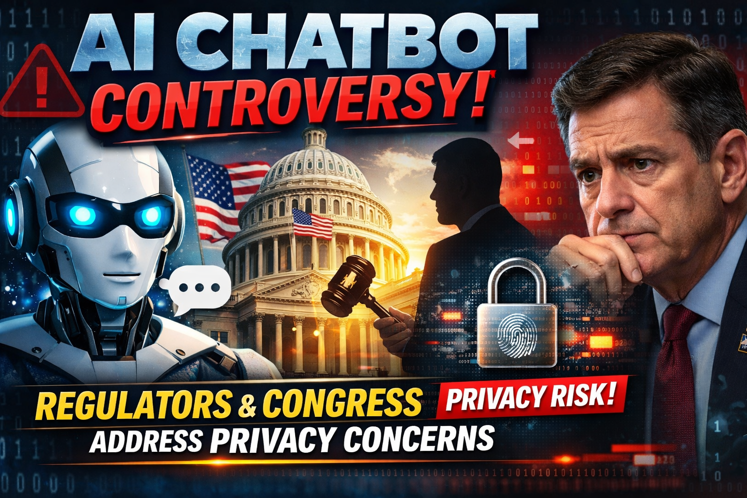 AI Chatbot Controversy: Regulators and Congress Address Privacy Concerns