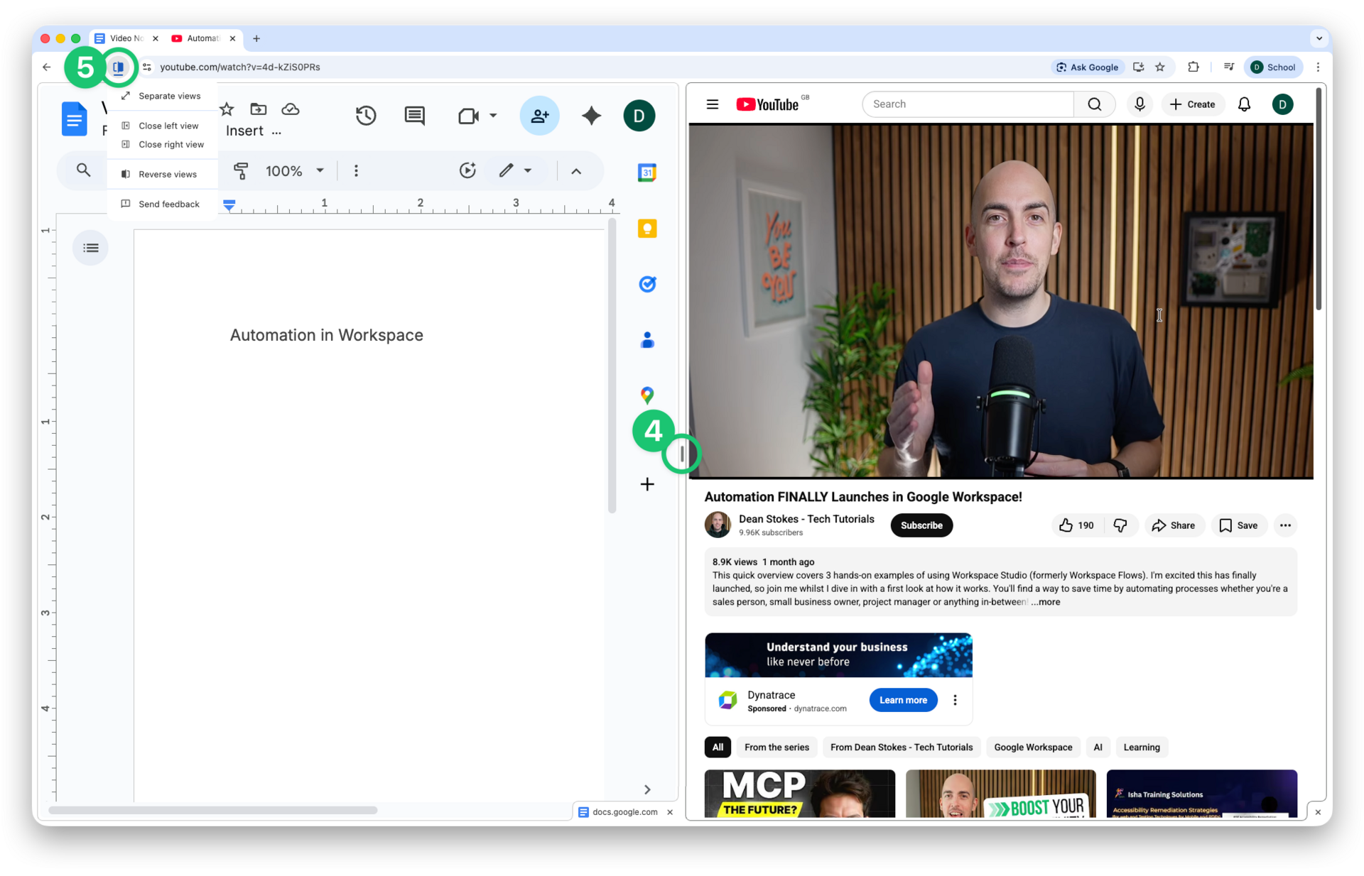 Split view is my new favourite thing