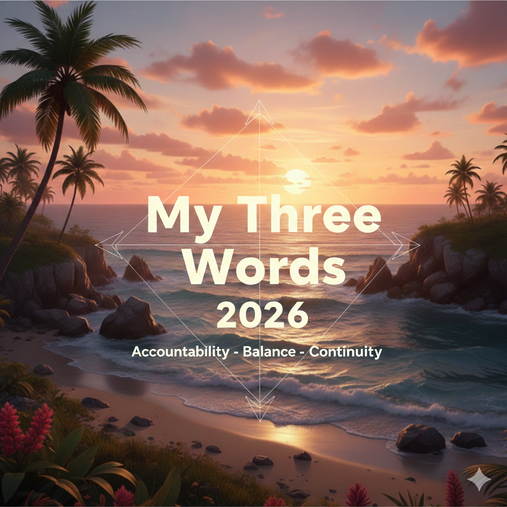 My Three Words For 2026 Are...