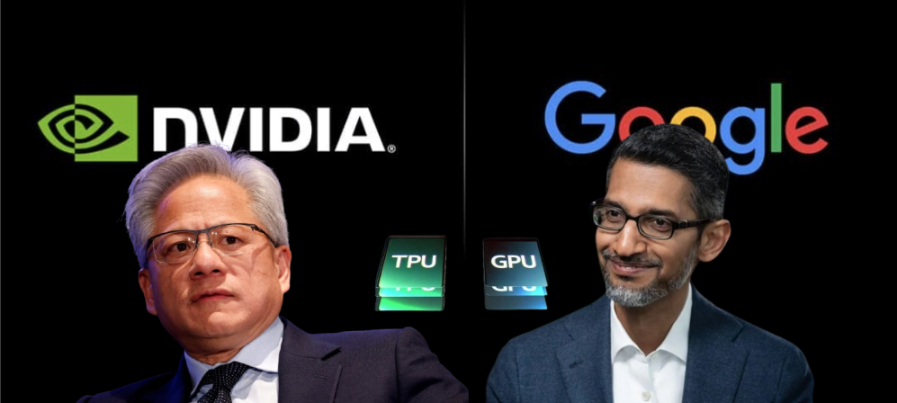 💧 Batalha de Titãs: Google vs. Nvidia