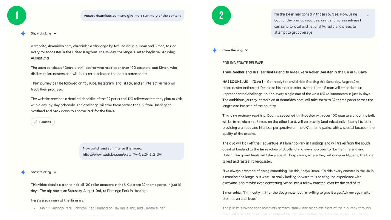How I used Gemini to get international press coverage