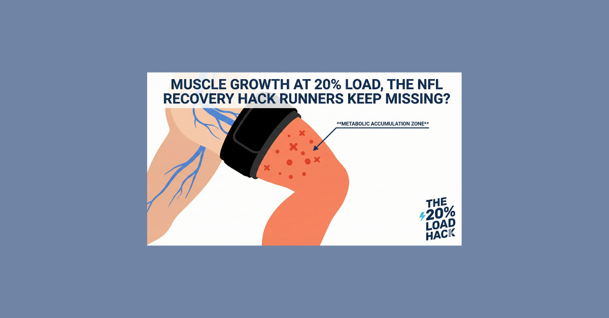 Same Muscle Growth at 20% Load: The NFL Recovery Trick Runners Keep Missing