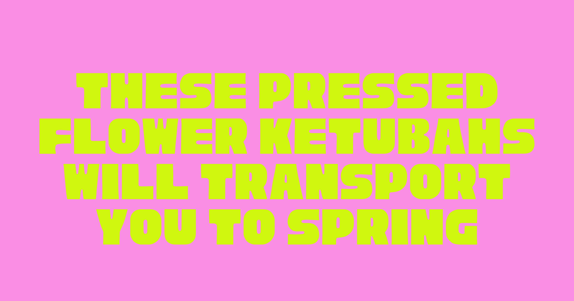 These Pressed Flower Ketubahs Will Transport You to Spring