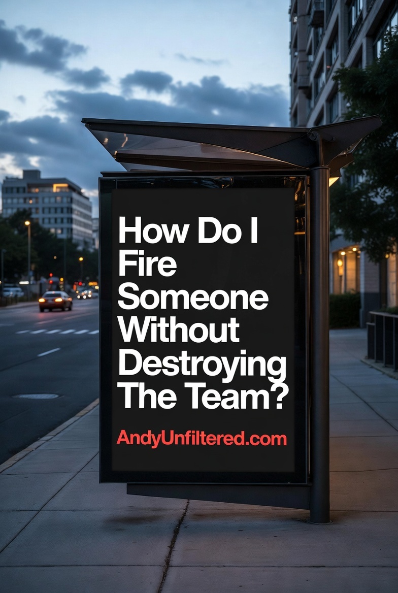 How Do I Fire Someone Without Destroying The Team?