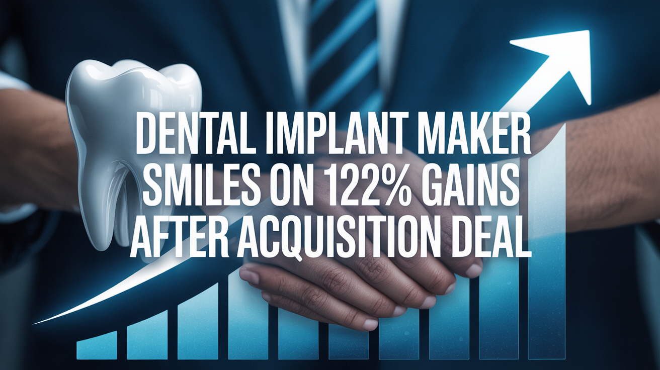 Dental Implant Maker Smiles on 122% Gains After Acquisition Deal