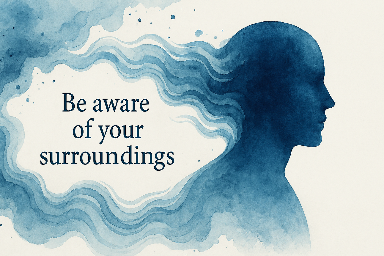 Be Aware of Your Surroundings