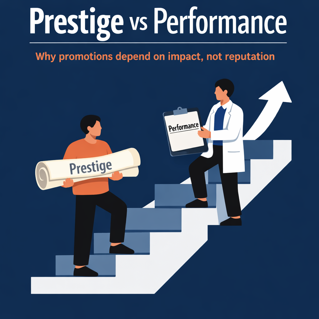 Prestige vs. Performance: What Actually Drives Promotions? 🎓 