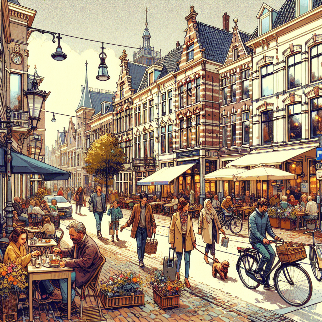 The Hague Through AI Eyes: A QuirkySwirl Adventure in Digital Sketching