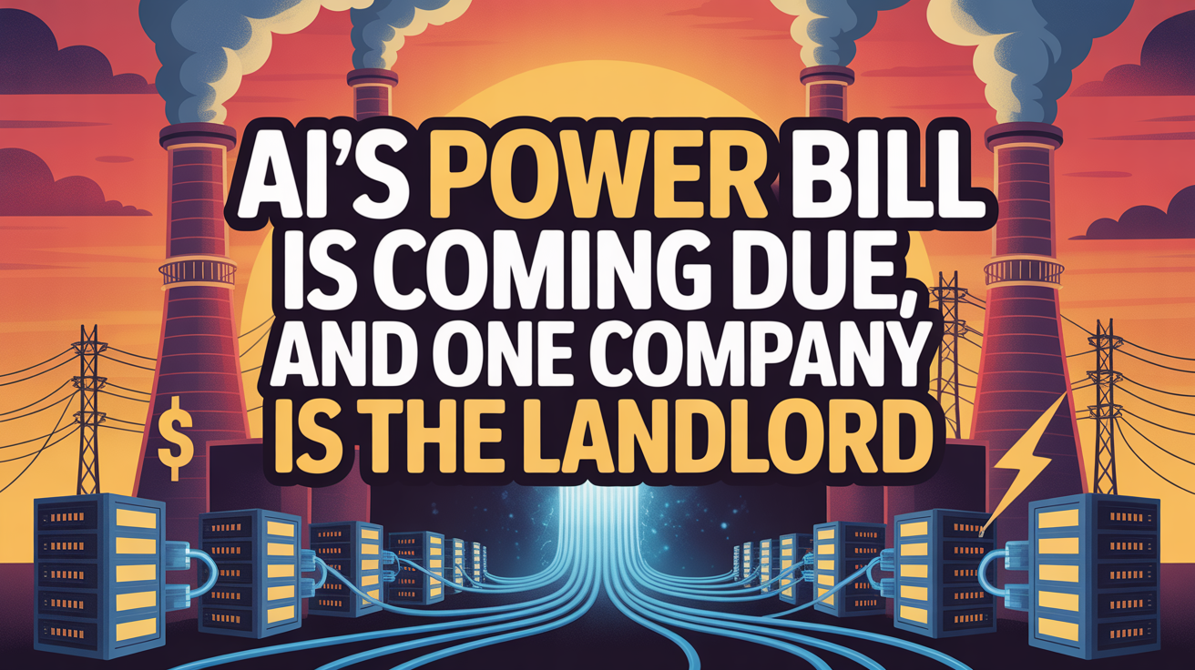 AI’s Power Bill Is Coming Due, And One Company Is The Landlord