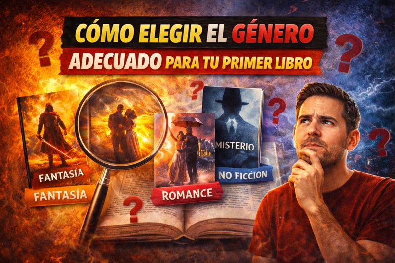 Cómo elegir el género adecuado para tu primer libro