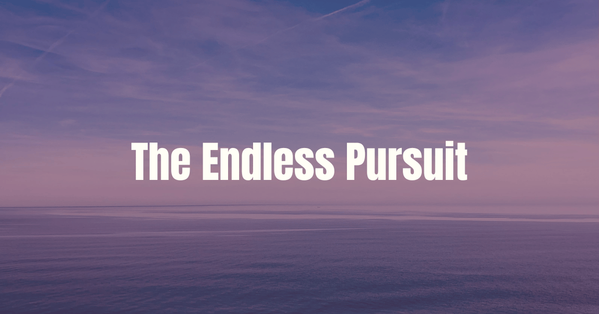 Chasing a target you haven't defined 