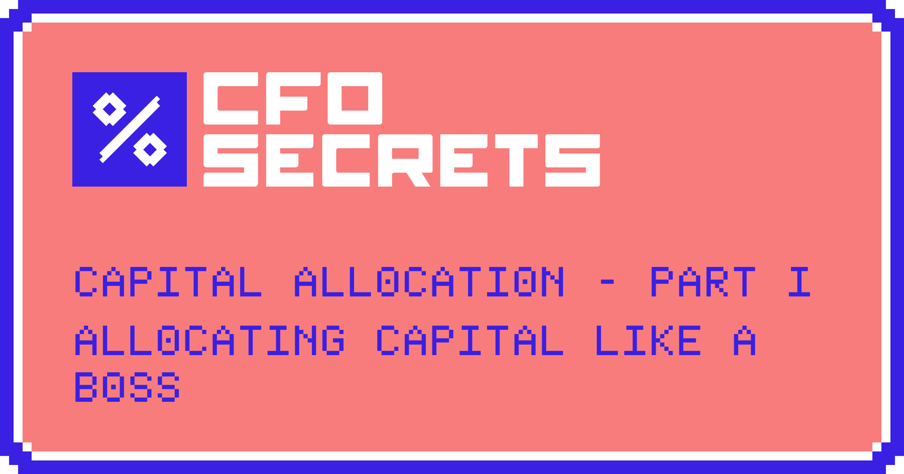 💸 Allocating Capital Like a Boss