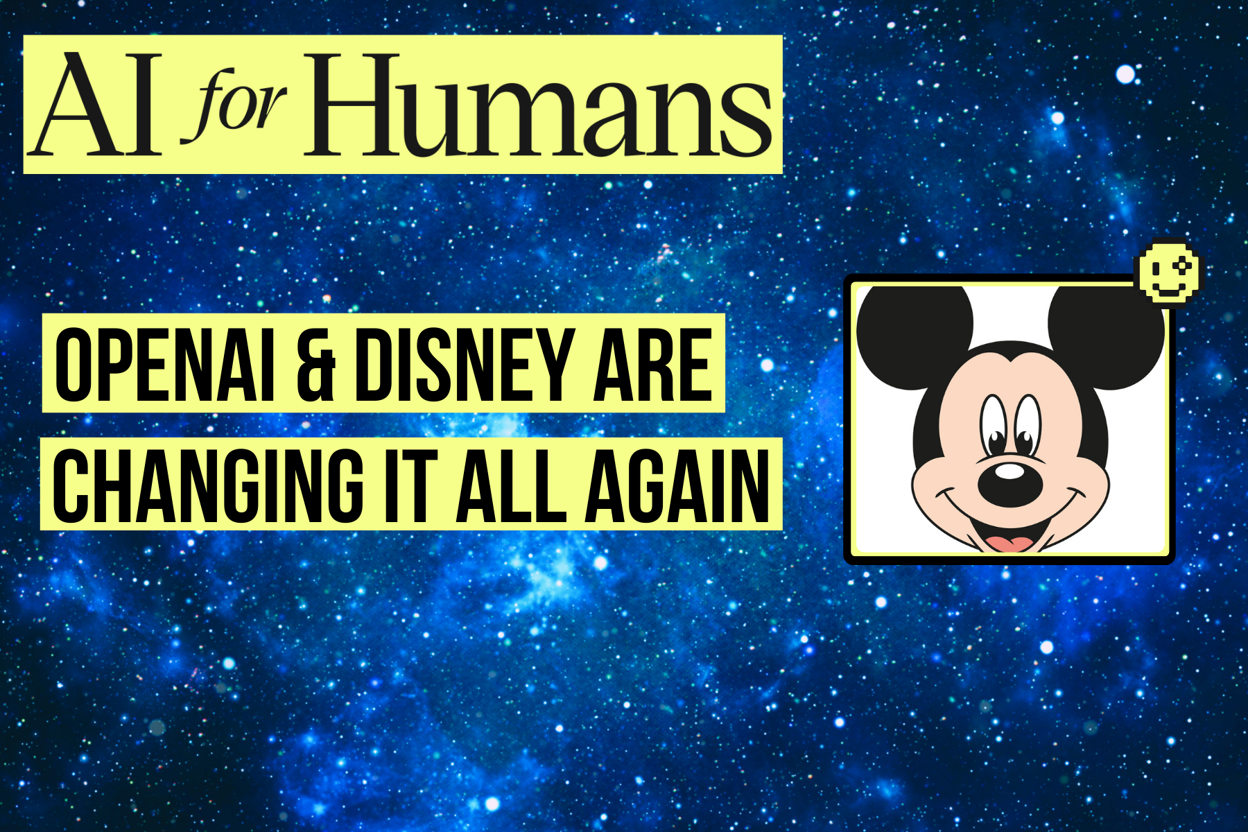 The Disney-OpenAI Deal Changes Everything... Again