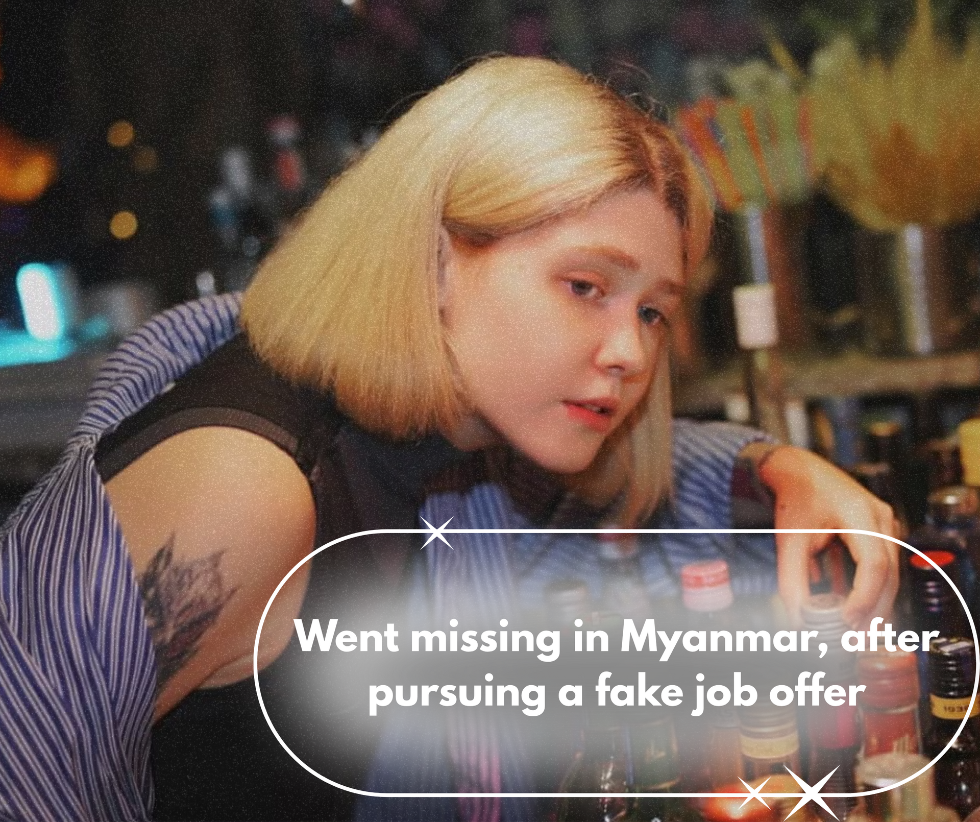 Belarusian model scammed & taken in Myanmar
