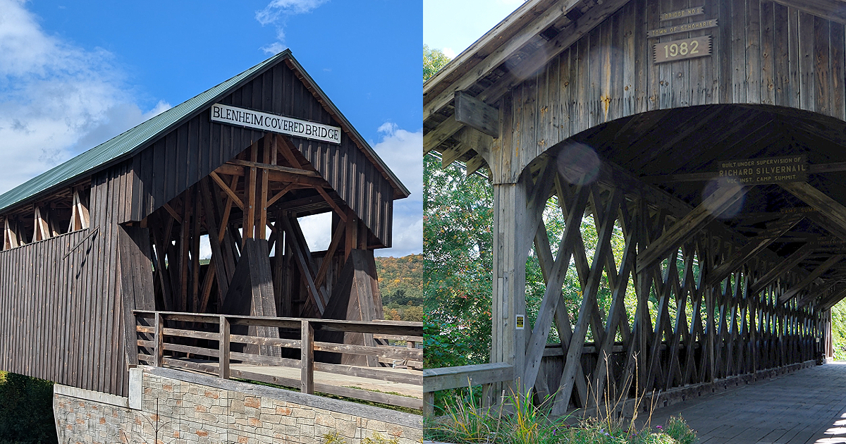 Covered Bridges and Fall Colors in Schoharie County NY