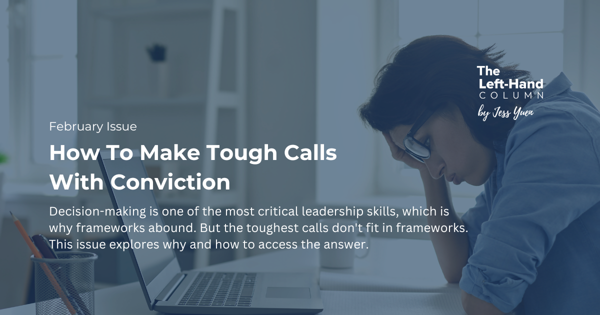 "I don't know what to do" (Well, actually...)