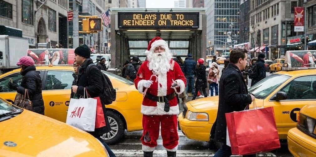 WOULD SANTA SURVIVE A REAL NEW YORK CHRISTMAS?