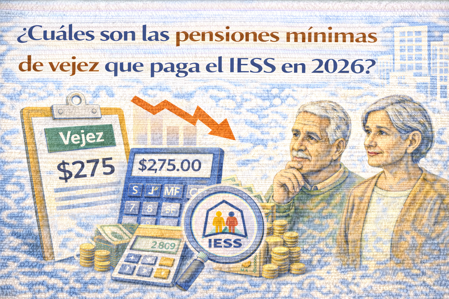 ¿Cuáles son las pensiones mínimas de vejez que paga el IESS en 2026?🤔