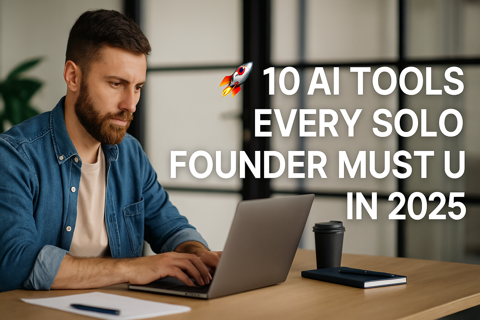 🚀 10 AI Tools Every Solo Founder Must Use in 2025