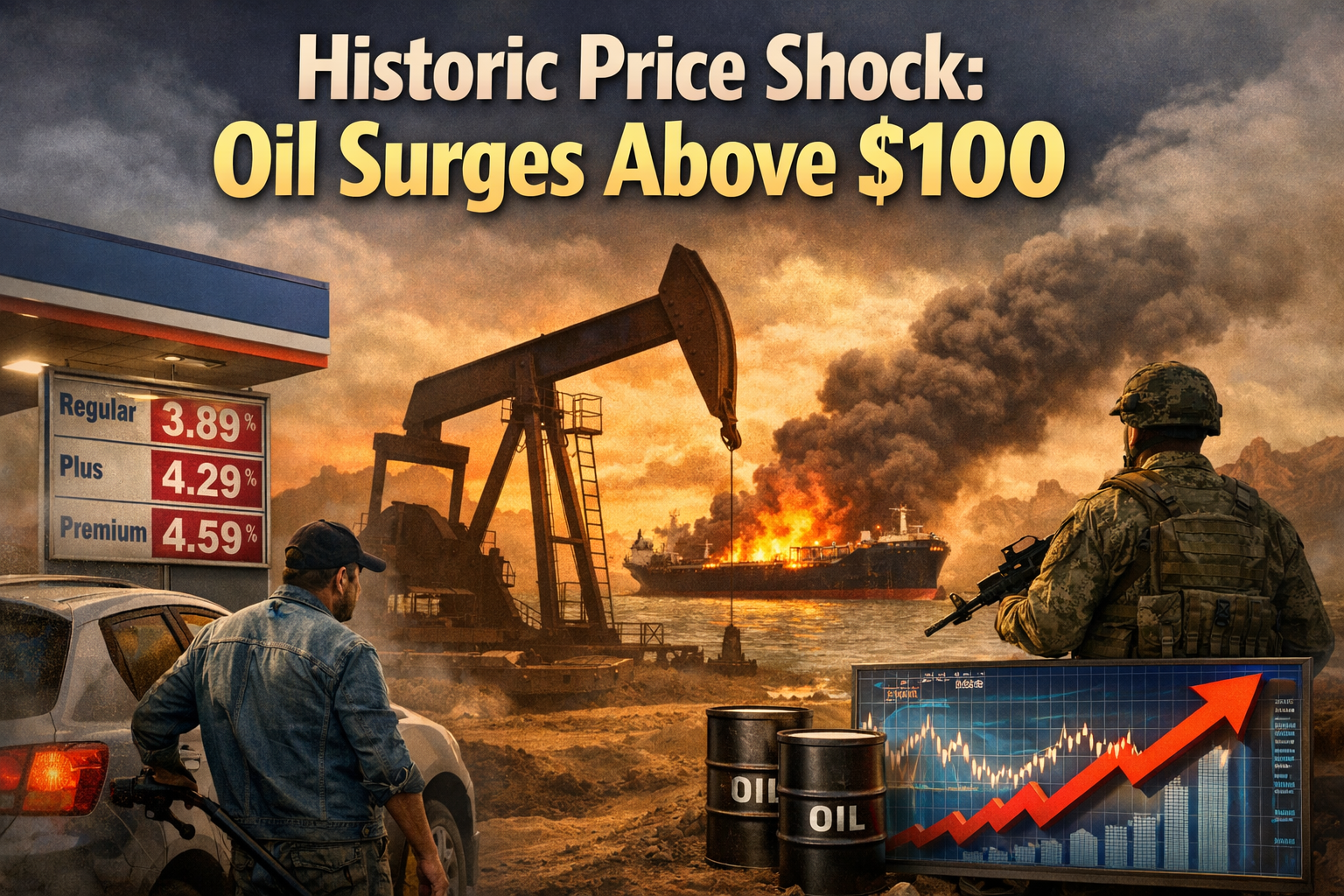 Oil Breaks $100 Barrier