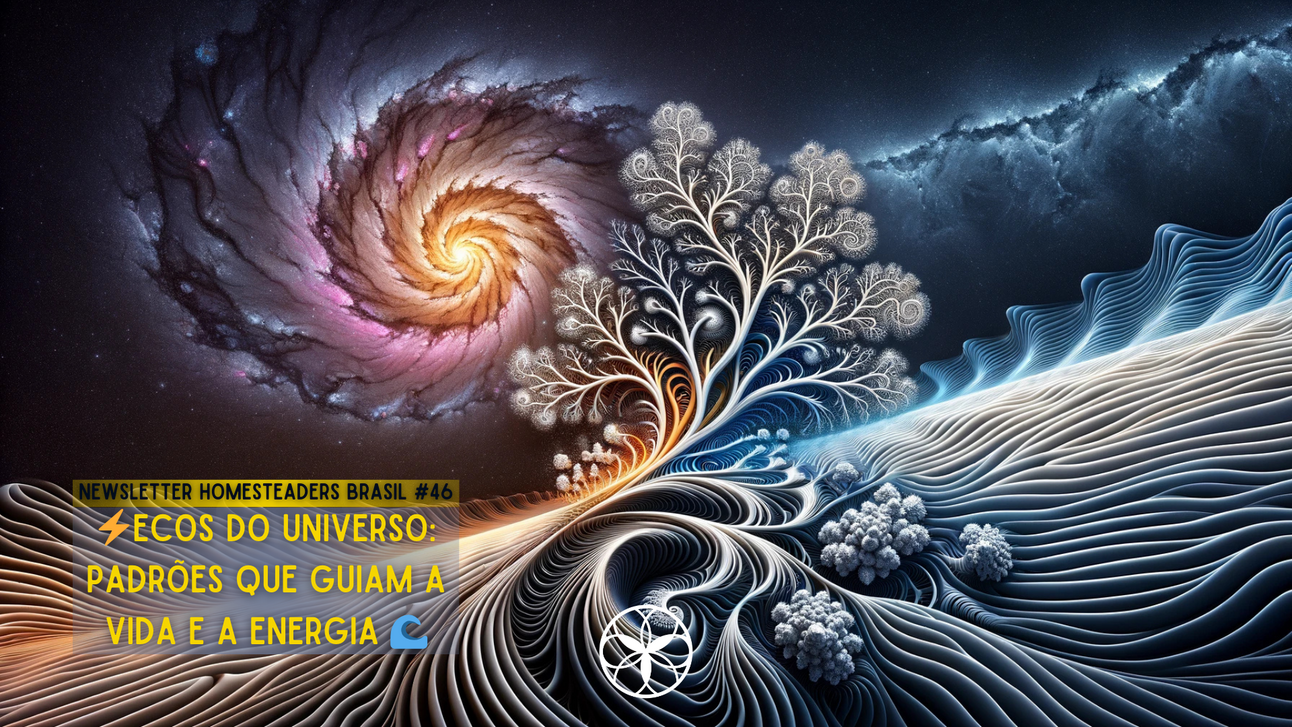 Homesteaders Brasil #46 | Ecos do Universo: Padrões que Guiam a Vida e a Energia 🌊⚡