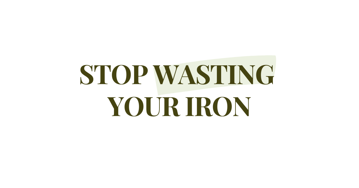 ⏰ When to Take Iron for Better Absorption (and Fewer Side Effects)