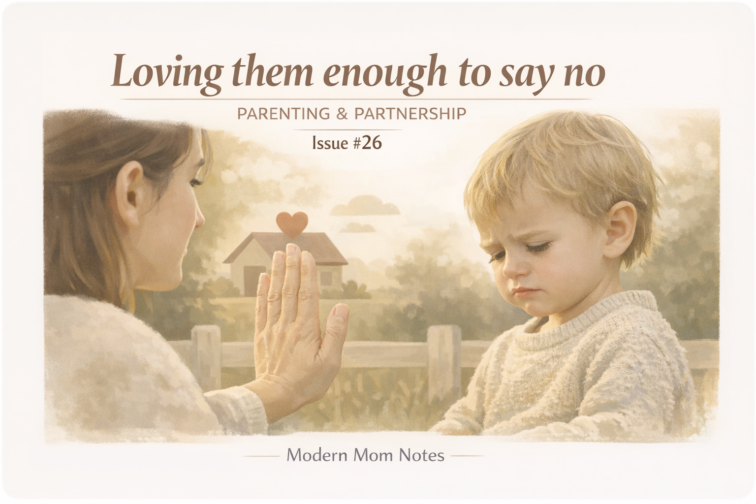 Loving Them Enough to Say No