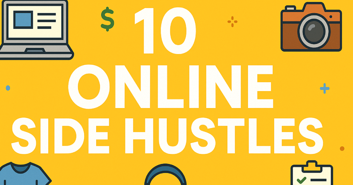 These 10 online side hustles actually make money (I’ve tried a few)