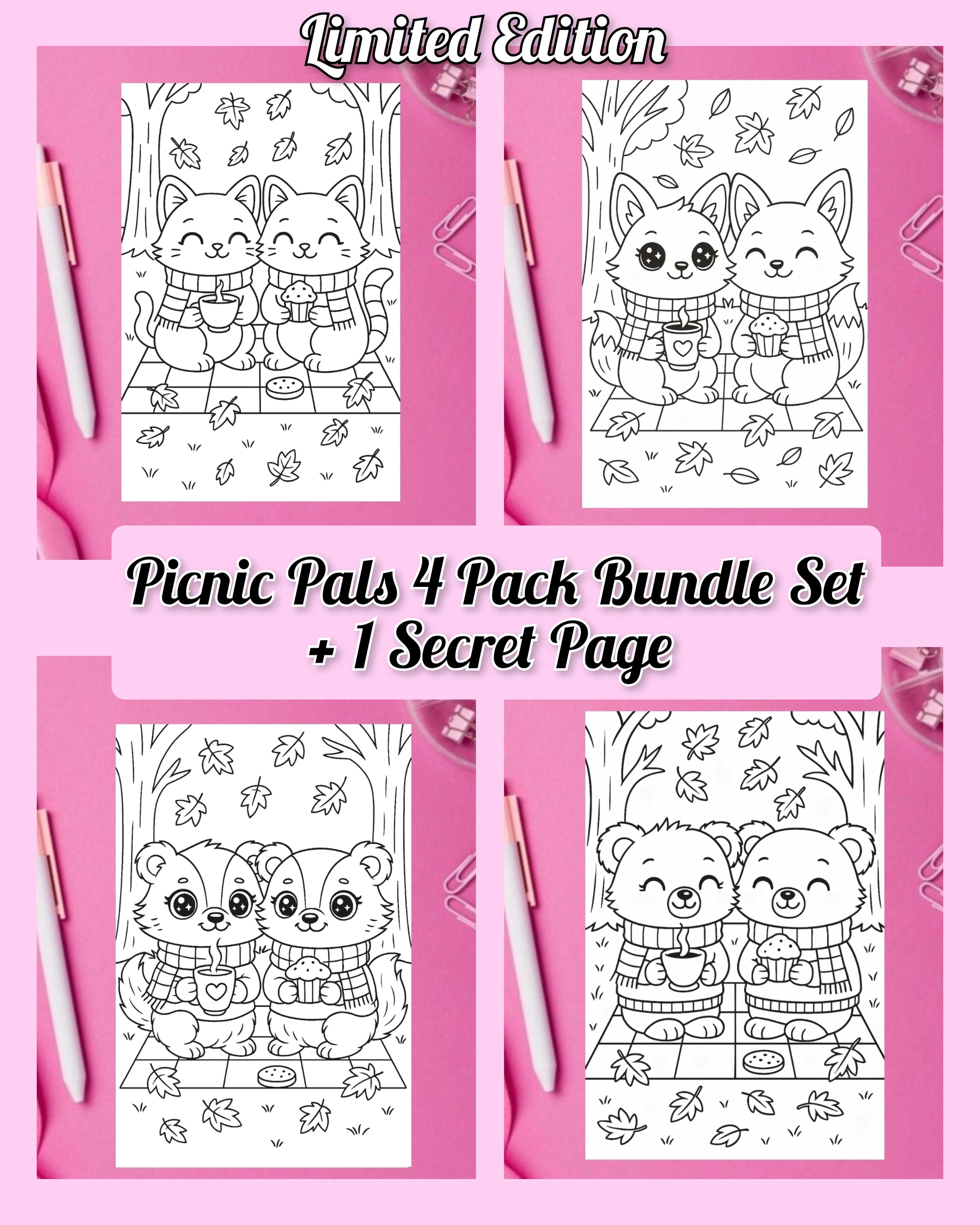 🎨 Relax, Destress, and Create Magic With These Adorable New Pages