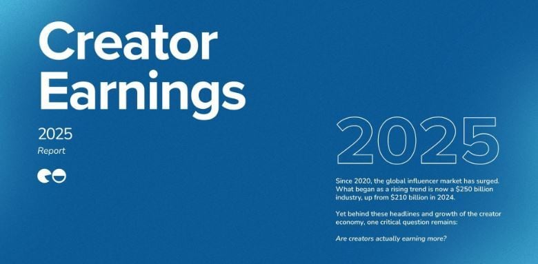 CREATOR ECONOMY EARNINGS GAP WIDENS DESPITE 19% GROWTH