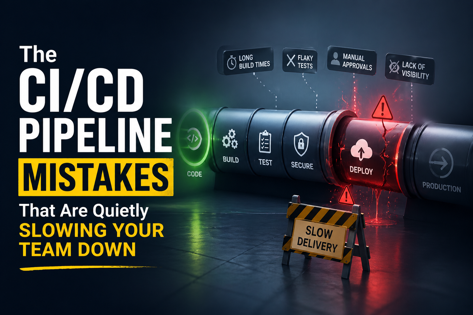The CI/CD Pipeline Mistakes That Are Quietly Slowing Your Team Down