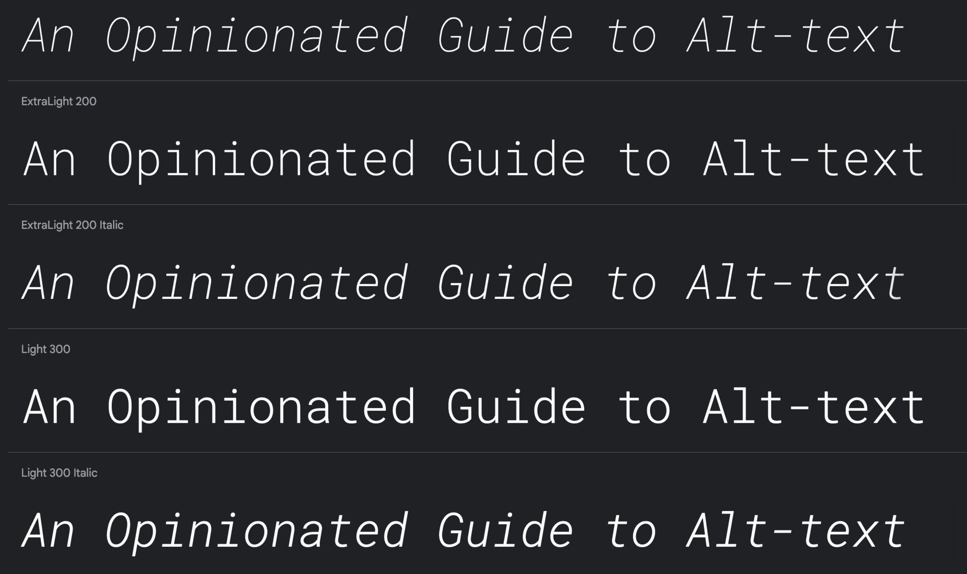An Opinionated Guide To Alt-text