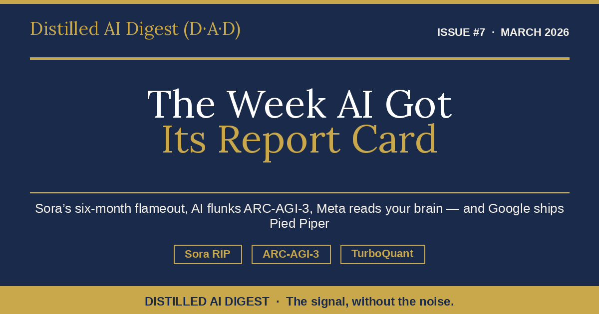 The Week AI Got Its Report Card