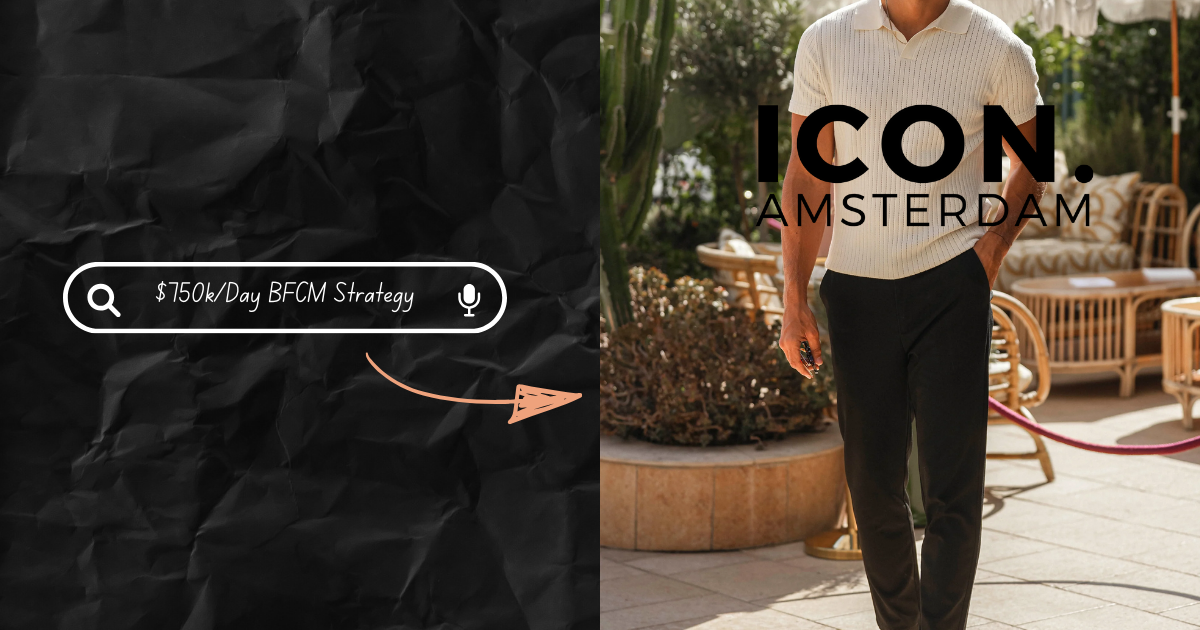 From Dropshipping to a $20m/year Brand - Icon Amsterdam.