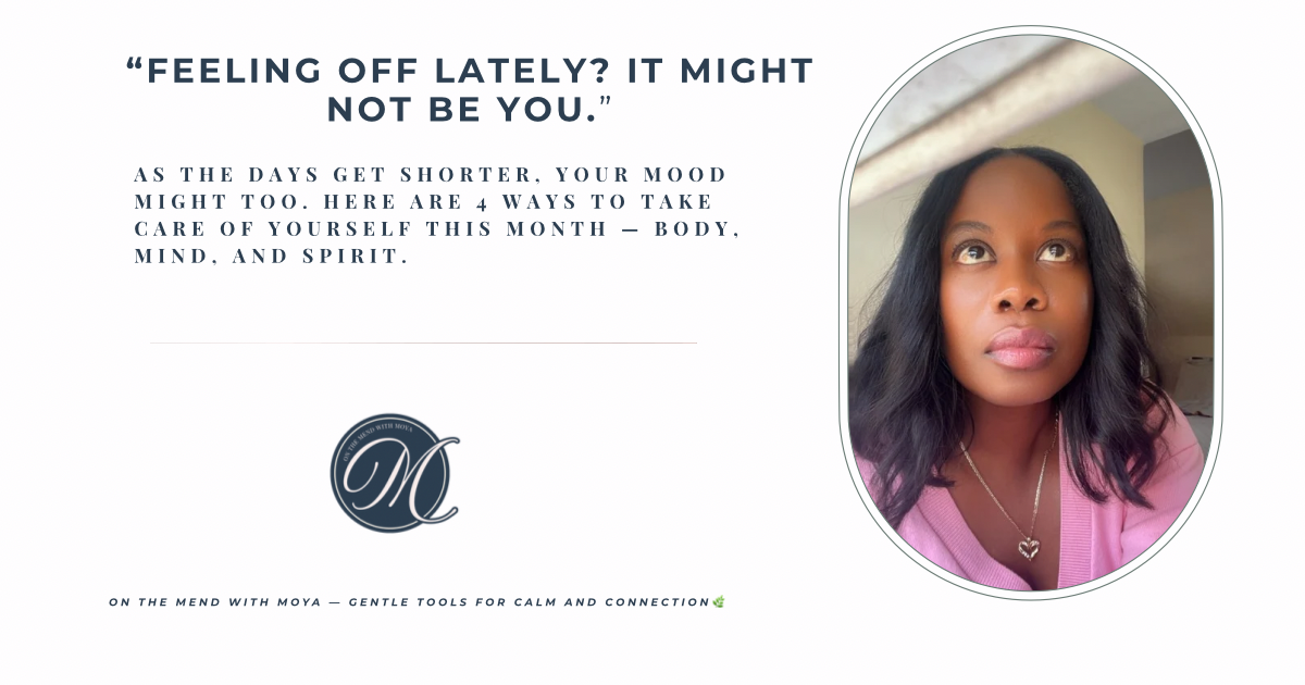  “Feeling off lately? It might not be you.”