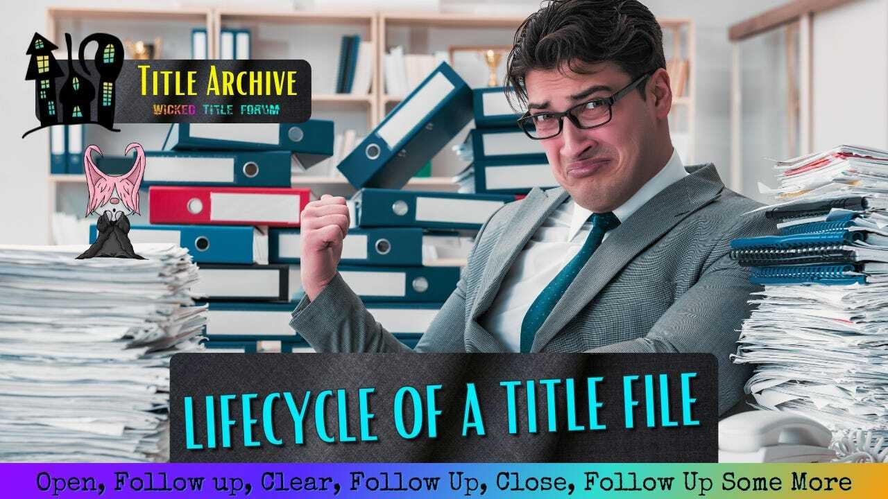 Lifecycle of a Title File