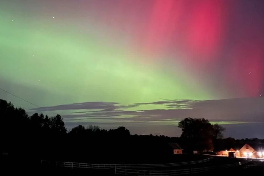 Auroras boreales podrían verse en Nueva Inglaterra