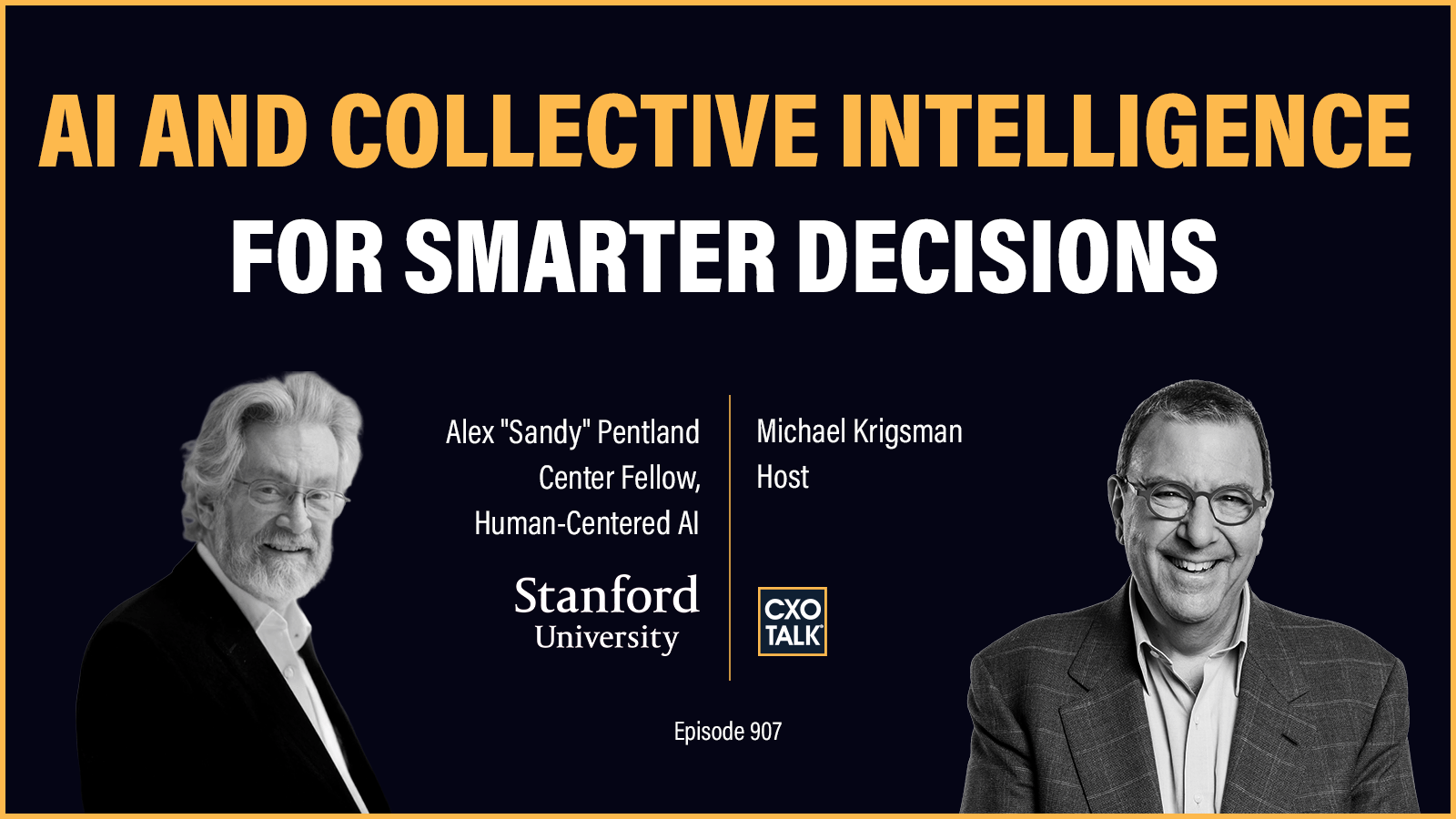 Renowned MIT/Stanford computer scientist: AI and collective intelligence for smarter decisions